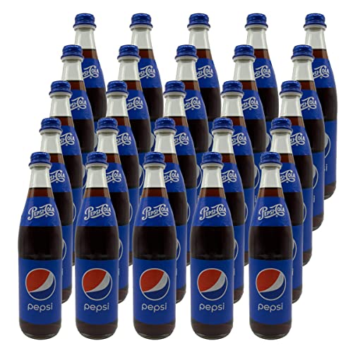 Pepsi Cola das Original 25 Glasflaschen je 0,5l inc. MEHRWEG Pfand von Pepsi Cola
