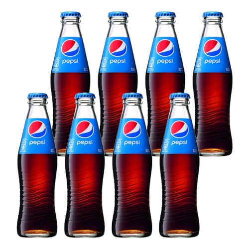 Pepsi Cola das Original 8 Glasflaschen je 0,2l von Pepsi