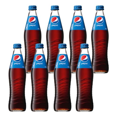Pepsi Cola das Original 8 Glasflaschen je 0,33l inkl. Mehrweg Pfand von Pepsi