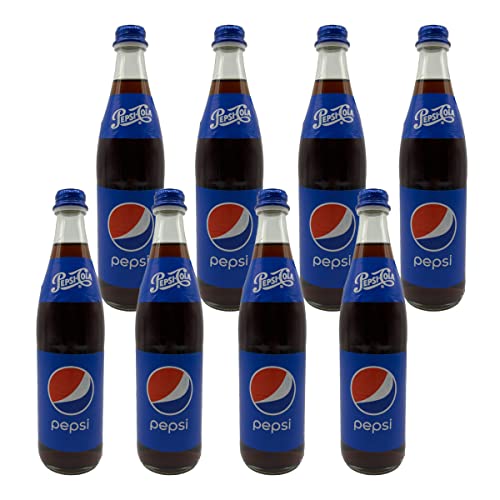 Pepsi Cola das Original 8 Glasflaschen je 0,5l von Pepsi Cola