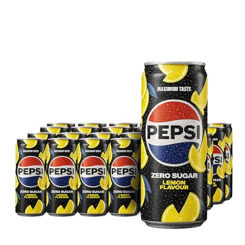 24 x Pepsi Max Lemon Einweg-Dose (24 x 0,33 L) Zuckerfrei von Pepsi