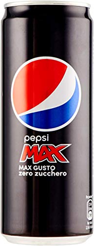 24x Pepsi Cola Max Gusto Zero Zucchero kohlensäurehaltiges Getränk Dose 330ml Null Zucker alkoholfreies Getränk soft drink von Pepsi