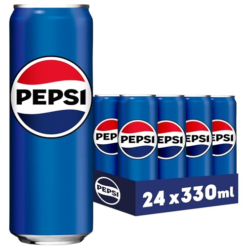 Pepsi Cola, Das Original von Pepsi, Koffeinhaltige Cola in der Dose, EINWEG Dose (24 x 0.33 l) (Verpackungsdesign kann abweichen) von Pepsi