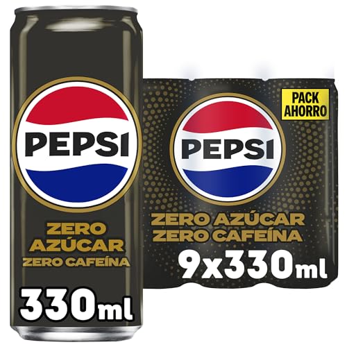 Pepsi Max Zero Cafeína 330 ml – Refresco de Cola con Zero Azúcar, 9 Stück Pepsi Max Zero Cafeína 330 ml – Refresco de Cola con Zero Azúcar, 9 Stück von Pepsi