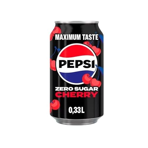 Pepsi Zero Sugar Cherry - 24 Dosen x 0,33L - Zuckerfrei von Pepsi