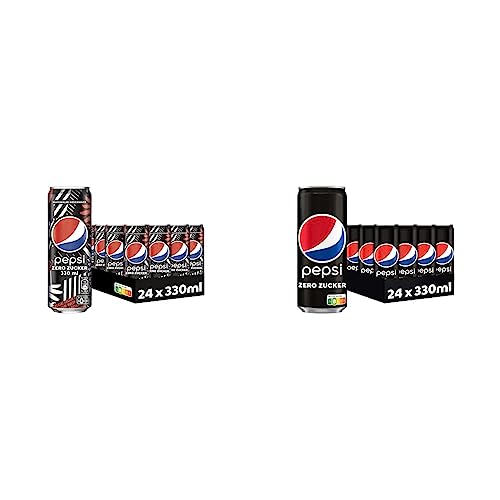 Pepsi Zero Zucker [Eintracht Frankfurt Edition] Das zuckerfreie Erfrischungsgetränk von Pepsi ohne Kalorien & Zero Zucker von Pepsi