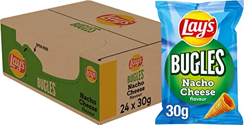 Lays Chips Corn Bugles Nacho Cheese 24 x 30g von Lay's