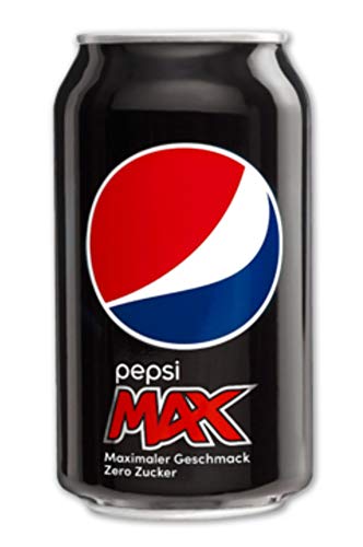 Pepsi Max Cola, 72 x 0,33l Dose XXL-Paket (Zuckerfrei) von Pepsi