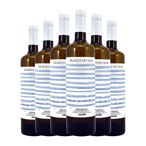 Frailes do Mar Albariño Rías Baixas 75 cl Weißwein (Schachtel mit 6 Flaschen von 75 cl) von Pequeños Productores
