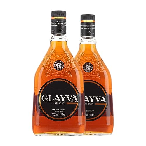 Liköre Glayva Licor de Whisky Rakete Flasche 1 L (Schachtel mit 2 Rakete Flasche von 1 L) von Pequeños Productores