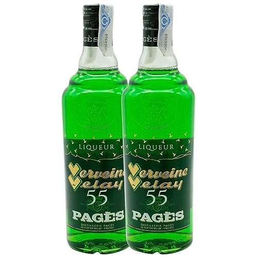 Magenbitter Verveine Velay Verd 70 cl (Schachtel mit 2 Flaschen von 70 cl) von Pequeños Productores