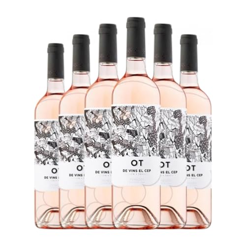 Ot Rosé Penedès Jung 75 cl (Schachtel mit 6 Flaschen von 75 cl) von Pequeños Productores