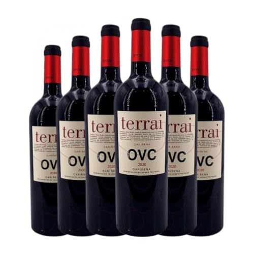 Terrai OVC Cariñena Alterung 75 cl (Schachtel mit 6 Flaschen von 75 cl) von Pequeños Productores