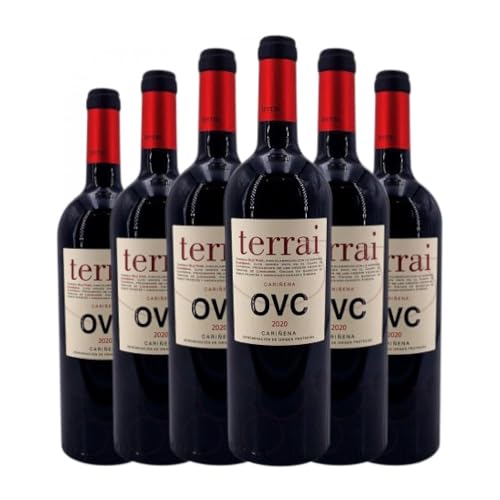 Terrai OVC Cariñena Alterung 75 cl (Schachtel mit 6 Flaschen von 75 cl)