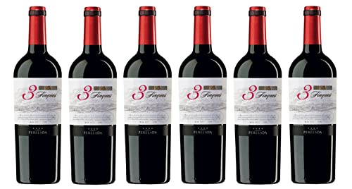 6x 0,75l - 2021er - Perelada - 3 Finques - Tinto Crianza - Empordà D.O.P. - Spanien - Rotwein trocken 6x 0,75l - 2021er - Perelada - 3 Finques - Tinto Crianza - Empordà D.O.P. - Spanien - Rotwein trocken von Perelada