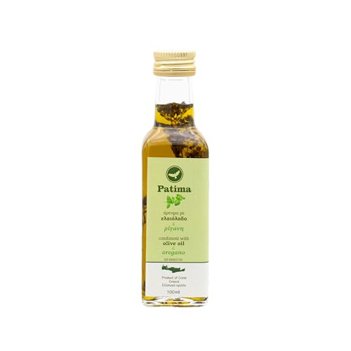 Pathma Extra Virgin Olivenöl mit Oregano – Olivenöl Kreta - Griechisches Olivenöl (Olivenöl Oregano 100ml) von Perfekto24
