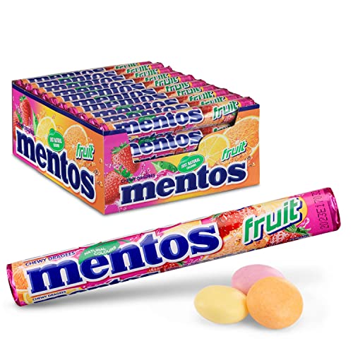 Mentos Bonbons | Obstbrötchen | Mentos Bonbons | Mentos Großpackung | 40 Pack | 1500 Gram Total von Perfetti Van Melle