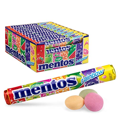 Mentos Bonbons | Regenbogen | Mentos Bonbons | Mentos Großpackung | 40 Pack | 1500 Gram Total Mentos Bonbons | Regenbogen | Mentos Bonbons | Mentos Großpackung | 40 Pack | 1500 Gram Total von Perfetti Van Melle