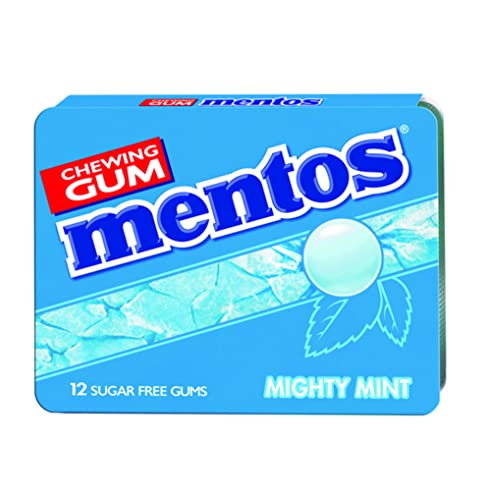 Mentos Kaugummi | Kaugummi Mighty Mint Blister | Mentos Gum | Mentos Großpackung | 12 Pack | 210 Gram Total Mentos Kaugummi | Kaugummi Mighty Mint Blister | Mentos Gum | Mentos Großpackung | 12 Pack | 210 Gram Total von Perfetti Van Melle