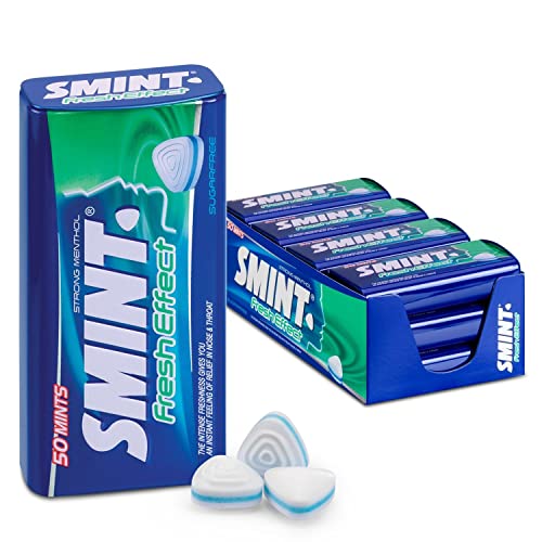Smints | Fresh Effect Strong Menthol Dose | Smint Clean Breath | Smint Mint | 12 Pack | 420 Gram Total von Perfetti Van Melle