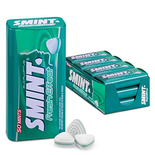 Smints | Frischeffekt Eukalyptus Dose | Smint Clean Breath | Smint Mint | 12 Pack | 420 Gram Total Smints | Frischeffekt Eukalyptus Dose | Smint Clean Breath | Smint Mint | 12 Pack | 420 Gram Total von Perfetti Van Melle