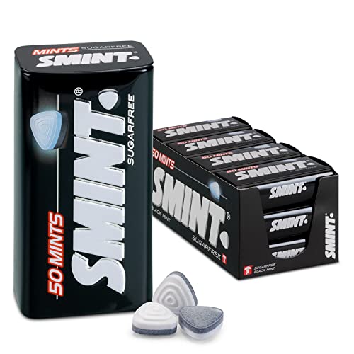 Smints | Xl Dose Blackmint | Smint Clean Breath | Smint Mint | 12 Pack | 420 Gram Total Smints | Xl Dose Blackmint | Smint Clean Breath | Smint Mint | 12 Pack | 420 Gram Total von Perfetti Van Melle