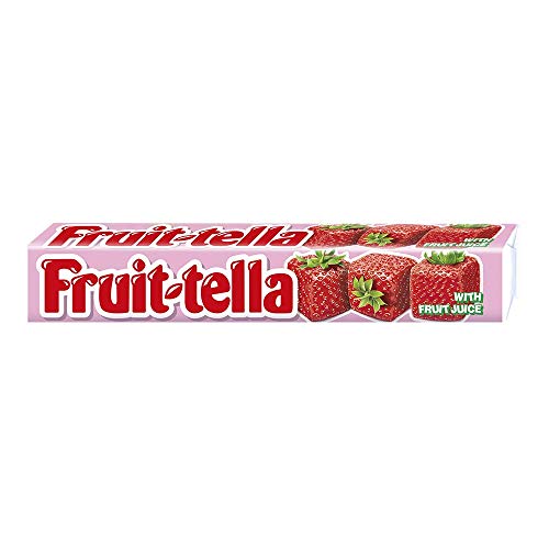 Perfetti Fruittella Caramelle Morbide alla Fragola weiche Erdbeer Süßigkeiten stick 20pz von Perfetti