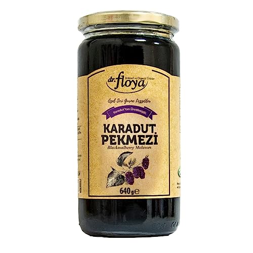 Black Maulbeersirup 640 Gr 100% natürlicher Inhalt /ohne Farbstoffe /ohne Konservierungsstoffe/Glutenfrei/VEGAN von PERGAMO Natural Flavor