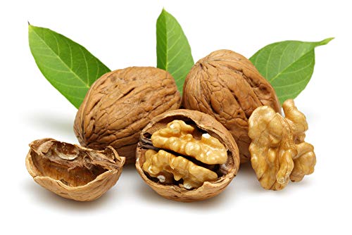 Walnuss in Schale Premium (4 Kg)/ Herkunft Chile 34-36mm/Sorte Chandler /100% natürlich/Ohne Zusatzstoffe/Vegan/Glutenfrei/Frisch/Extra große Kerne/Dünne Schale von Pergamo