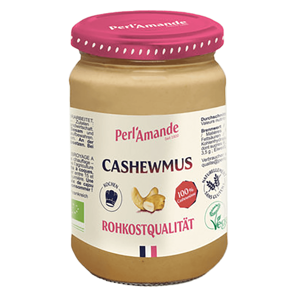 Bio Cashewmus Rohkostqualität von Perl'Amande