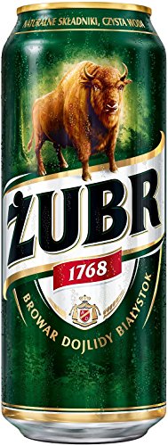 24 Dosen Zubr Helles Bier a 500ml 6% aus Polen inc. 6.00€ EINWEG Pfand von Perla