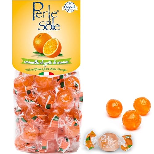 Die original Perle di Sole Orange Tropfen mit ätherischen Ölen von Sorrento (200 g) von Perle di Sole