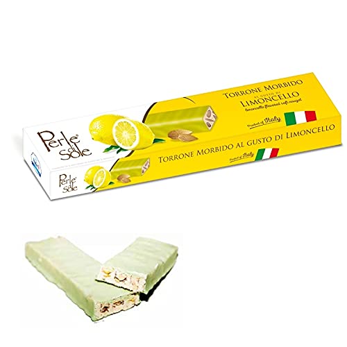 Limoncello Flavoured Nougat & Weiße Schokolade - Perle di Sole von Perle di Sole