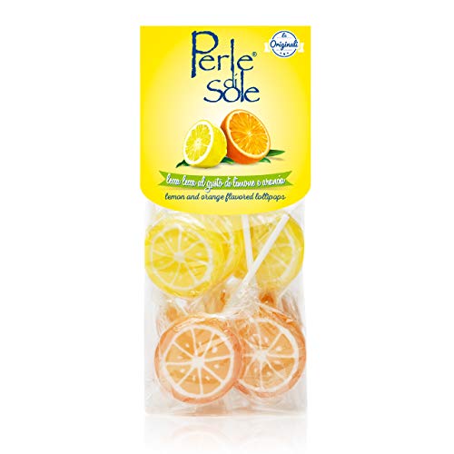 Mit Zitrone und Orange aromatisierter Lutscher - Perle di Sole von Perle di Sole