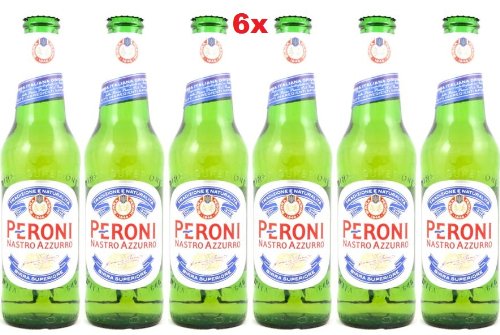 6 x Peroni Nastro Azzurro Bier - 330ml Original Italienisches Bier 6 x Peroni Nastro Azzurro Bier - 330ml Original Italienisches Bier von Peroni