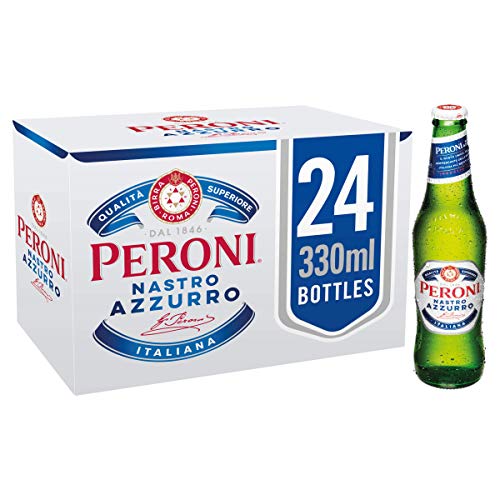 Peroni Nastro Azzurro Lagerflaschen, 24 x 330 ml von Peroni