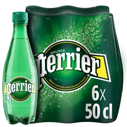 Perrie r - Wasser mit Gas - Französisches Produkt - Packung mit 6 Flaschen à 500 ml von Perrier