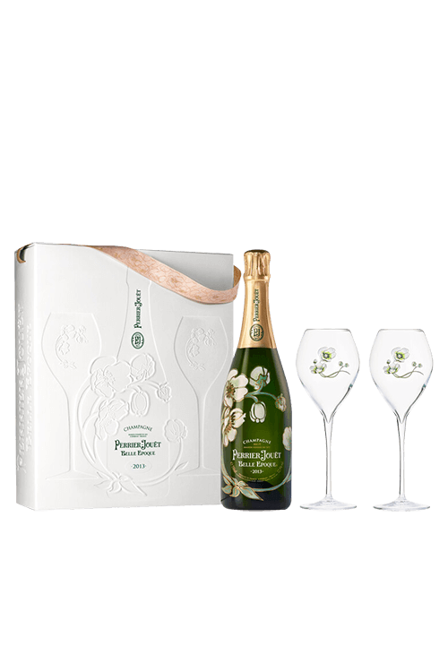 Perrier-Jouët : Belle Epoque GreenBox + 2 Champagner flöten 2013 von Perrier-Jouët