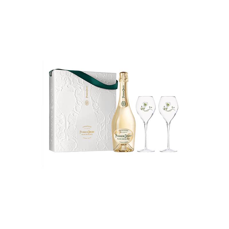 Perrier-Jouët : Blanc de Blancs GreenBox + 2 Champagner flöten von Perrier-Jouët