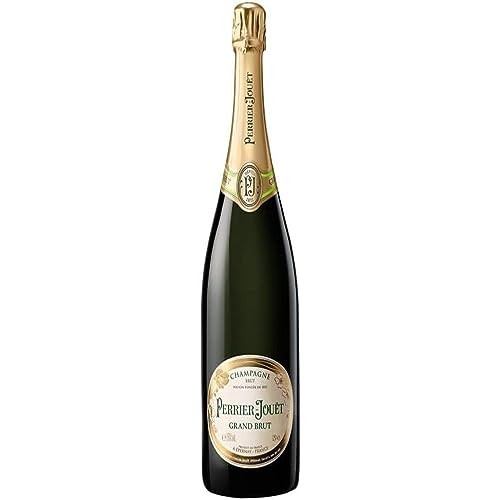 Perrier-Jouët Grand Brut Champagner, Elegante Cuvée mit floralen Aromen, frischen Früchten & einem anhaltenden feinen Abgang, Aperitif, 1 x 1,5L von Perrier-Jouët