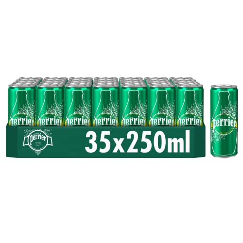 Perrier 12336215 Slim-Can 250 ml spritzendes Wasser (35 Stück) von Perrier