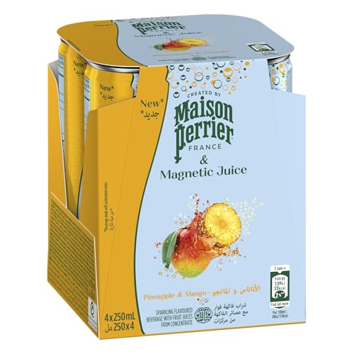 Perrier Maison & Magnetic Juice Ananas & Mango 4x250ml von Perrier