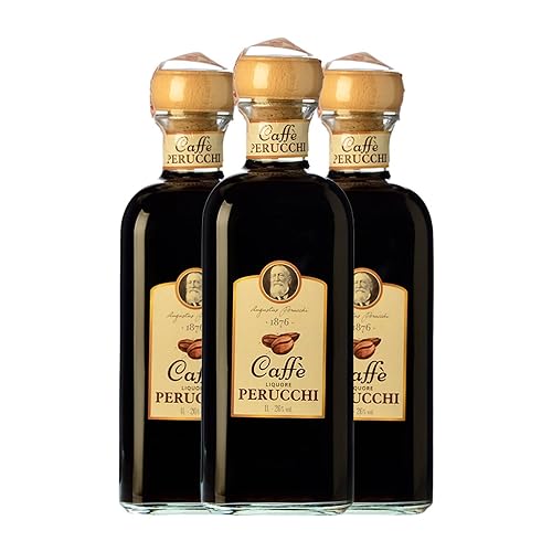 Liköre Perucchi 1876 Liquore Caffè Rakete Flasche 1 L (Schachtel mit 3 Rakete Flasche von 1 L)
