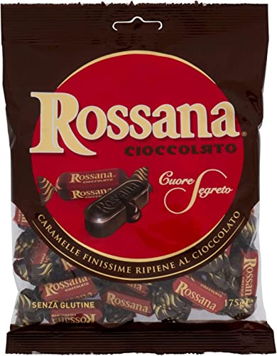 3x Fida Süßigkeiten Rossana mit Schokoladengeschmack Gefüllte lollies 125gr. von Perugina
