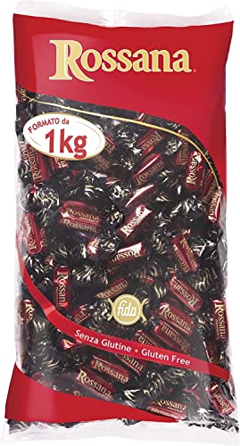 3x Rossana Cioccolato Süßigkeiten mit Schokoladengeschmack Gefüllte lollies 1Kg Gluten-frei von Perugina