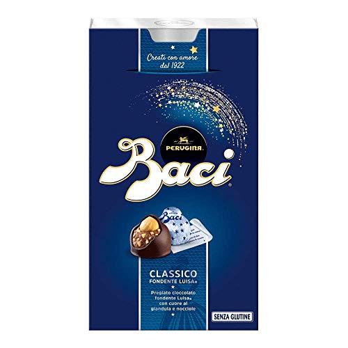 6x Perugina Baci Bijou Classico Pralinen mit Extra dunkle Schokoladenpraline gefüllt mit Haselnüssen 200g 6x Perugina Baci Bijou Classico Pralinen mit Extra dunkle Schokoladenpraline gefüllt mit Haselnüssen 200g von Perugina
