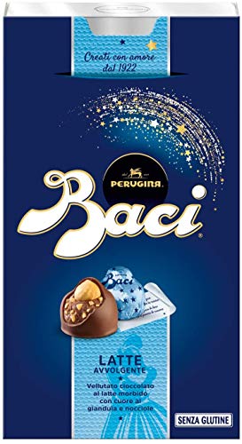 6x Perugina Baci Bijou Latte Pralinen mit Milchschokolade gefüllt mit Gianduja und Haselnuss 200g 6x Perugina Baci Bijou Latte Pralinen mit Milchschokolade gefüllt mit Gianduja und Haselnuss 200g von Perugina
