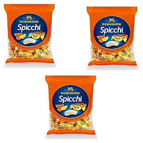 6x Perugina Spicchi Caramelle al gusto di agrumi senza glutine Bonbons mit Zitrusgeschmack glutenfrei 200g von Perugina