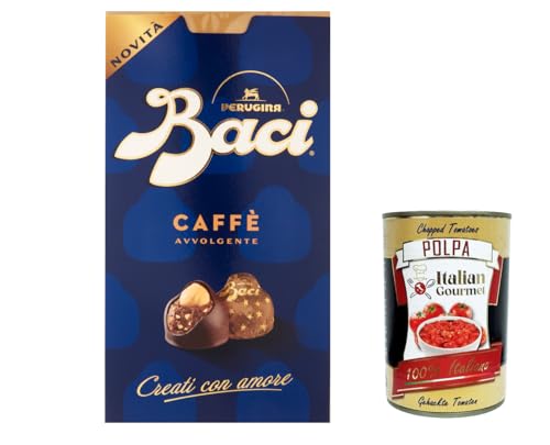 Baci Perugina Kaffee Kaffee saubere Pralinen mit dem Geschmack von Kaffeebox 200 g gefüllt von Italian Gourmet E.R.