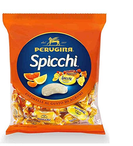 Perugina Spicchi Caramelle al gusto di agrumi senza glutine Bonbons mit Zitrusgeschmack glutenfrei 200g von Perugina